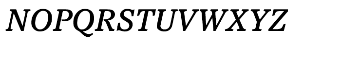 ITC Pacella Medium Italic Font UPPERCASE