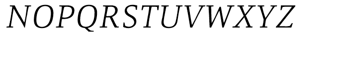 ITC Resavska Light Italic Font UPPERCASE