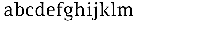 ITC Resavska Medium Font LOWERCASE