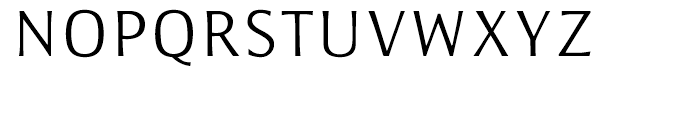 ITC Resavska Sans Light Font UPPERCASE