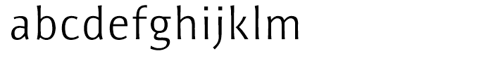 ITC Resavska Sans Light Font LOWERCASE