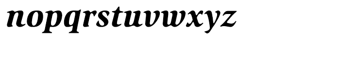 ITC Slimbach Black Italic Font LOWERCASE