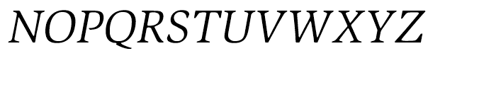 ITC Slimbach Book Italic Font UPPERCASE
