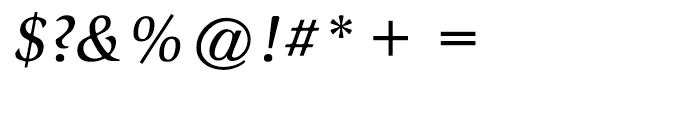 ITC Slimbach Medium Italic Font OTHER CHARS