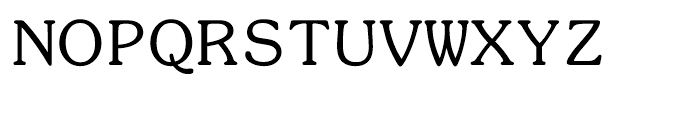 ITC Souvenir Monospaced Regular Font UPPERCASE