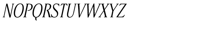 ITC Stepp Medium Italic Font UPPERCASE