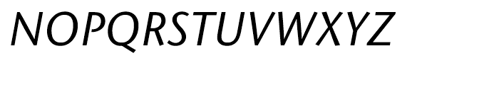 ITC Stone Humanist Medium Italic Font UPPERCASE
