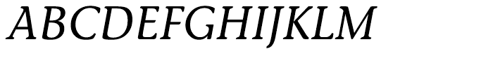 ITC Stone Informal Medium Italic Font UPPERCASE