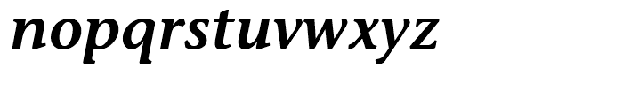 ITC Stone Informal Semibold Italic Font LOWERCASE