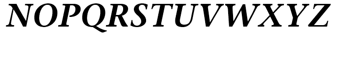 ITC Stone Serif Semibold Italic Font UPPERCASE