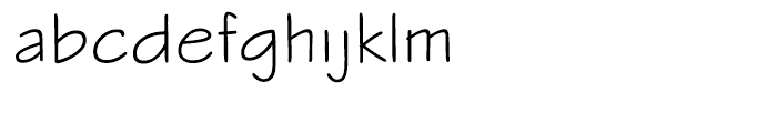 ITC Stylus Regular Font LOWERCASE