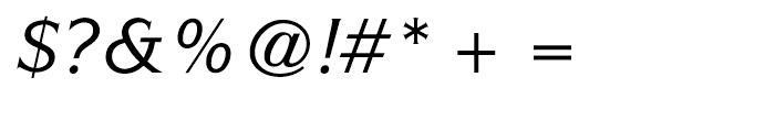ITC Symbol Medium Italic Font OTHER CHARS