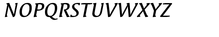 ITC Syndor Medium Italic Font UPPERCASE