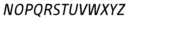 ITC Tabula Book Italic Font UPPERCASE