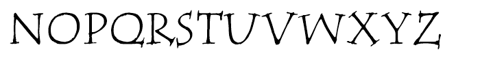 ITC Tempus Serif Regular Font UPPERCASE