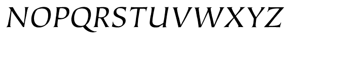 ITC Tiepolo Book Italic Font UPPERCASE