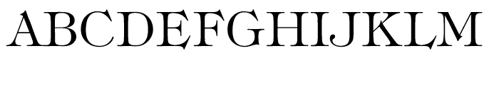 ITC Tiffany Light Font UPPERCASE