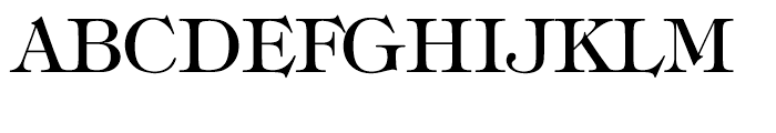 ITC Tiffany Medium Font UPPERCASE