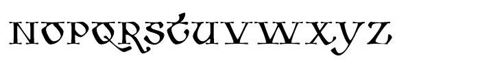 ITC Tomism Regular Font LOWERCASE