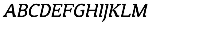 ITC Tyke Book Italic Font UPPERCASE