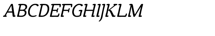 ITC Tyke Light Italic Font UPPERCASE