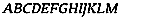 ITC Tyke Medium Italic Font UPPERCASE