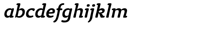 ITC Tyke Medium Italic Font LOWERCASE