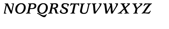ITC Usherwood Bold Italic Font UPPERCASE