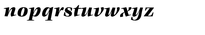 ITC Veljovic Black Italic Font LOWERCASE