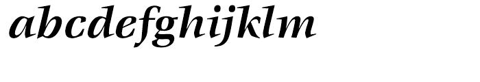 ITC Veljovic Bold Italic Font LOWERCASE