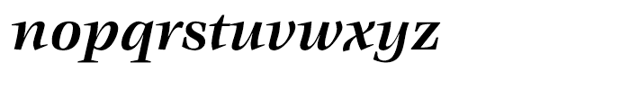 ITC Veljovic Bold Italic Font LOWERCASE