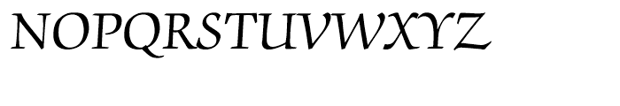 ITC Zapf Chancery Roman Font UPPERCASE