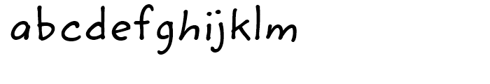 ITC Zemke Hand Regular Font LOWERCASE