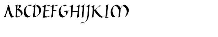Italic Hand Regular Font UPPERCASE
