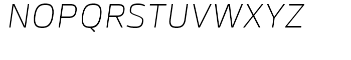 Itoya UltraLight Italic Font UPPERCASE