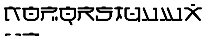 Itto Round Font UPPERCASE