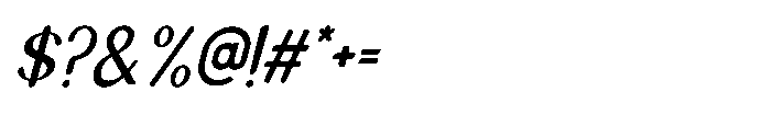 IT Auralithea Italic Font OTHER CHARS