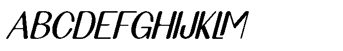 IT Auralithea Italic Font UPPERCASE