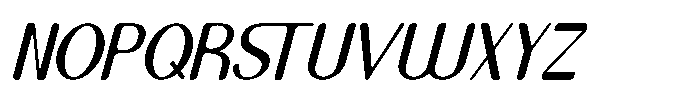 IT Auralithea Italic Font UPPERCASE