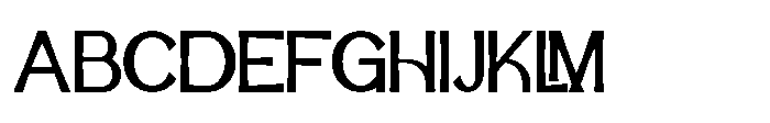 IT Aurlionex Bold Font UPPERCASE
