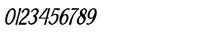 IT Aurlionex Medium Italic Font OTHER CHARS