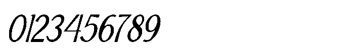 IT Aurlionex Regular Italic Font OTHER CHARS