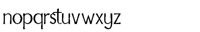IT Aurlionex Regular Font LOWERCASE