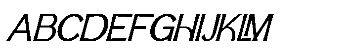 IT Aurlionex Semi Bold Italic Font UPPERCASE