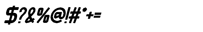 IT Bistoxa Italic Font OTHER CHARS