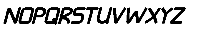 IT Bistoxa Italic Font UPPERCASE