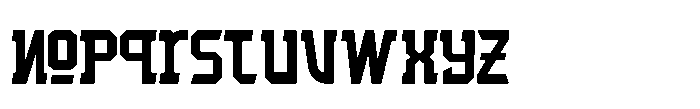 IT Blastorn Regular Font LOWERCASE