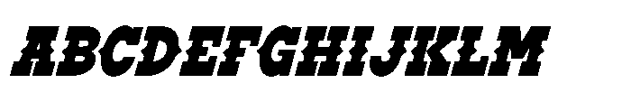 IT Braxloft Italic Font UPPERCASE