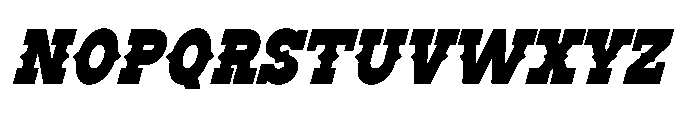 IT Braxloft Italic Font UPPERCASE
