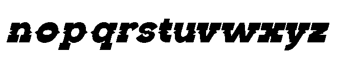 IT Braxloft Italic Font LOWERCASE